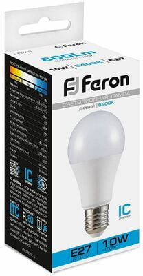   Feron 10 230V E27 6400K A60 LB-92, 25459 (,  2)