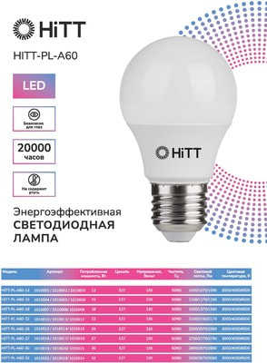   HiTT 12  HiTT-PL-A60-12-230-E27-6500, 1010003 (,  2)