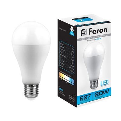   Feron 20 230V E27 6400K A65 LB-98, 25789 ()