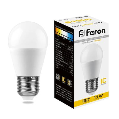   Feron 11 230V E27 2700K G45 LB-750, 25949 ()