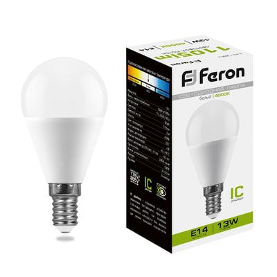   Feron 13 230V E14 4000K G45 LB-950, 38102 ()