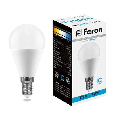   Feron 13 230V E14 6400K G45 LB-950, 38103 ()