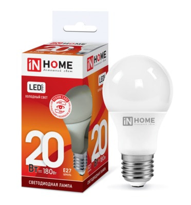   InHome LED-A60-VC 20 230 27 6500 1800 (4690612020310)