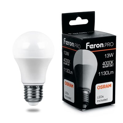   Feron 13 230V E27 4000K A60 LB-1013, 38033