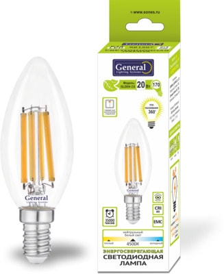    General Lighting 20  661506 GLDEN-CS-20-230-E14-2700 ()