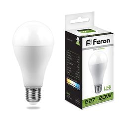   Feron 20 230V E27 4000K A65 LB-98, 25788