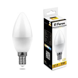   Feron 7 230V E14 2700K C37 LB-97, 25475