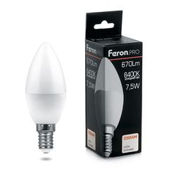   Feron 7.5 230V E14 6400K C37 LB-1307, 38055