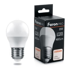   Feron 6 230V E27 2700K G45 LB-1406, 38068