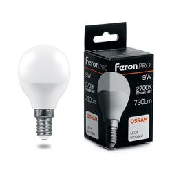   Feron 9 230V E14 2700K G45 LB-1409, 38077