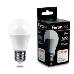   Feron 9 230V E27 2700K A60 LB-1009, 38026