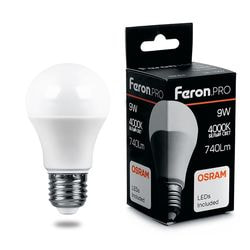   Feron 9 230V E27 4000K A60 LB-1009, 38027